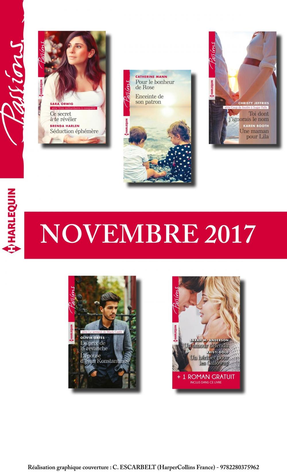 Big bigCover of 10 romans Passions + 1 gratuit (n°685 à 689 - Novembre 2017)