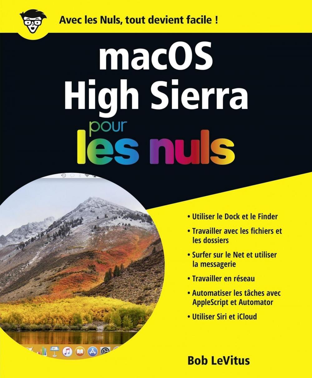 Big bigCover of macOS High Sierra pour les Nuls grand format