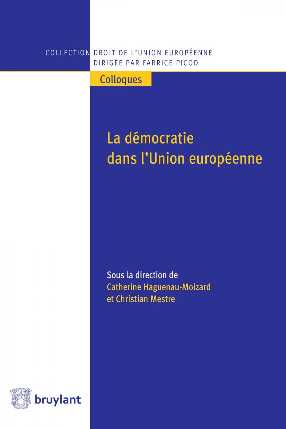 Big bigCover of La démocratie dans l'Union européenne