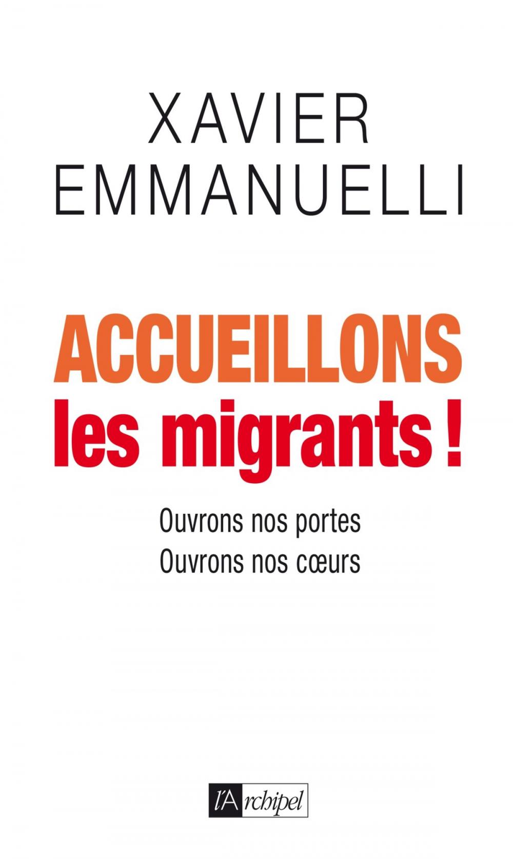 Big bigCover of Accueillons les migrants !