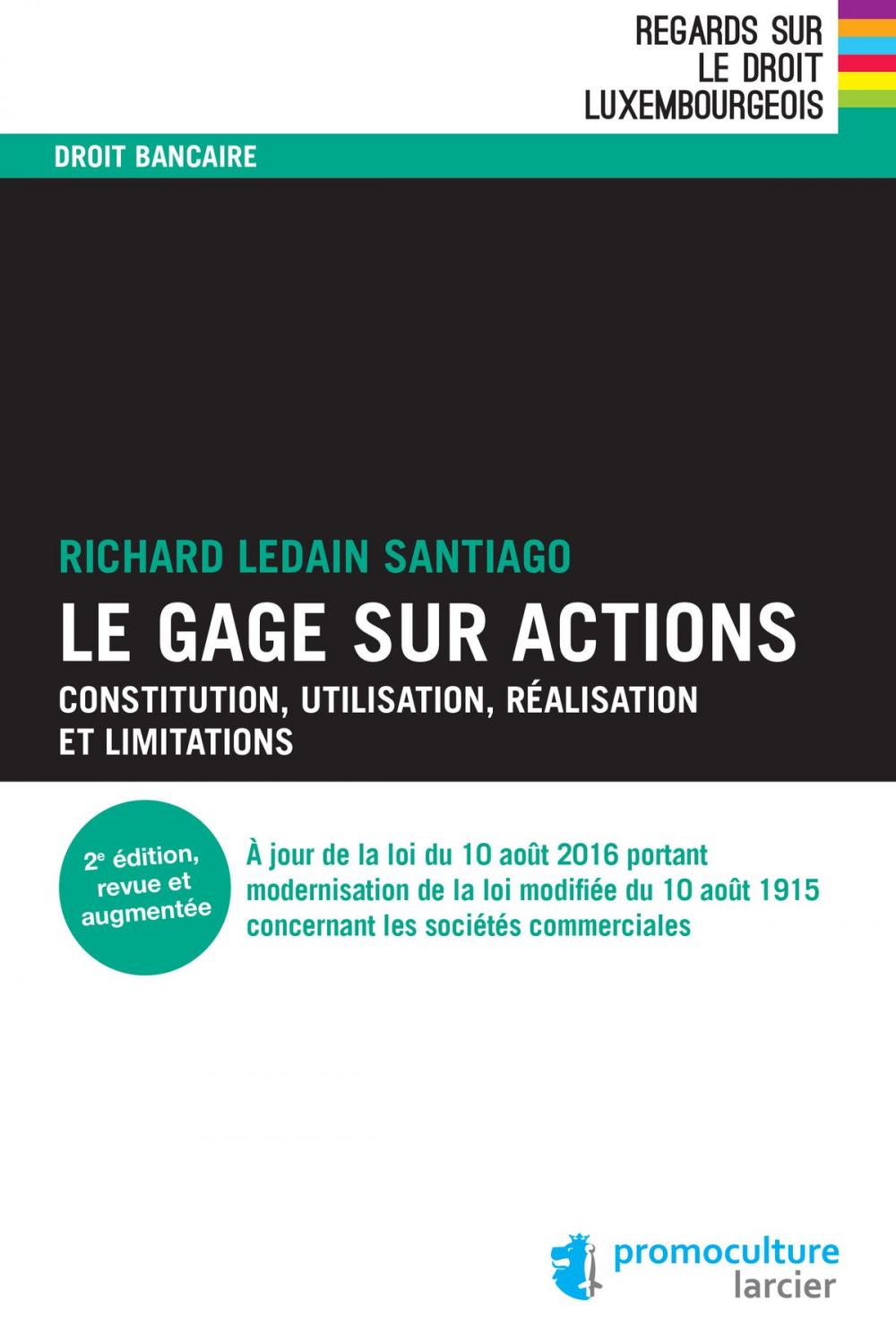 Big bigCover of Le gage sur actions