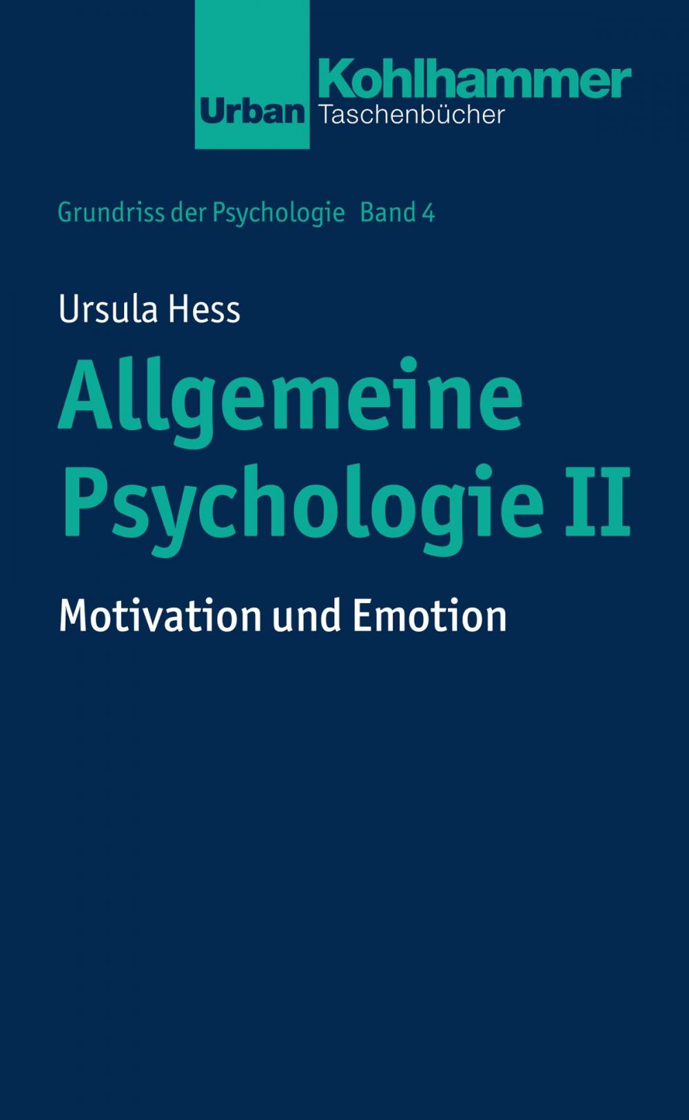 Big bigCover of Allgemeine Psychologie II