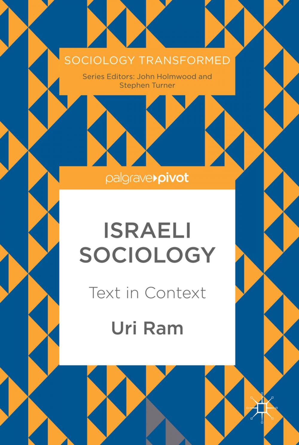 Big bigCover of Israeli Sociology