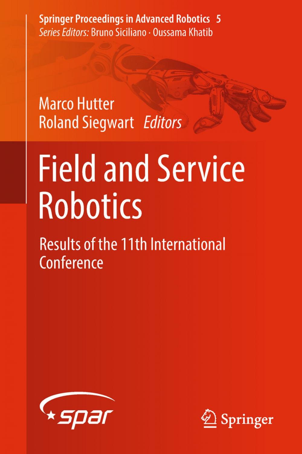 Big bigCover of Field and Service Robotics