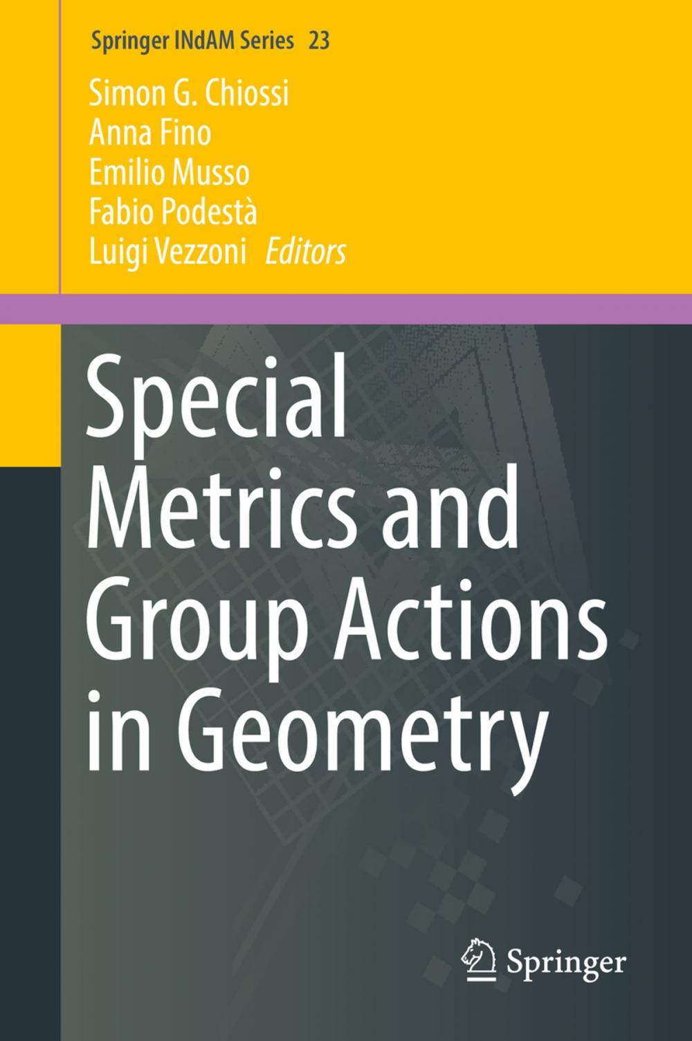 Big bigCover of Special Metrics and Group Actions in Geometry