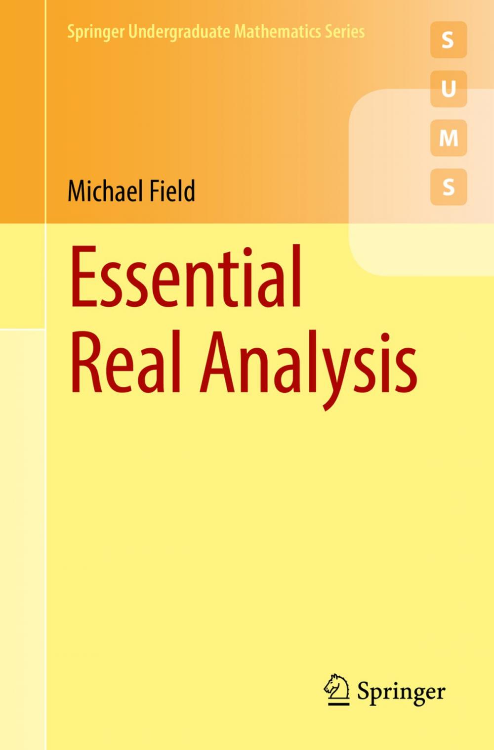 Big bigCover of Essential Real Analysis