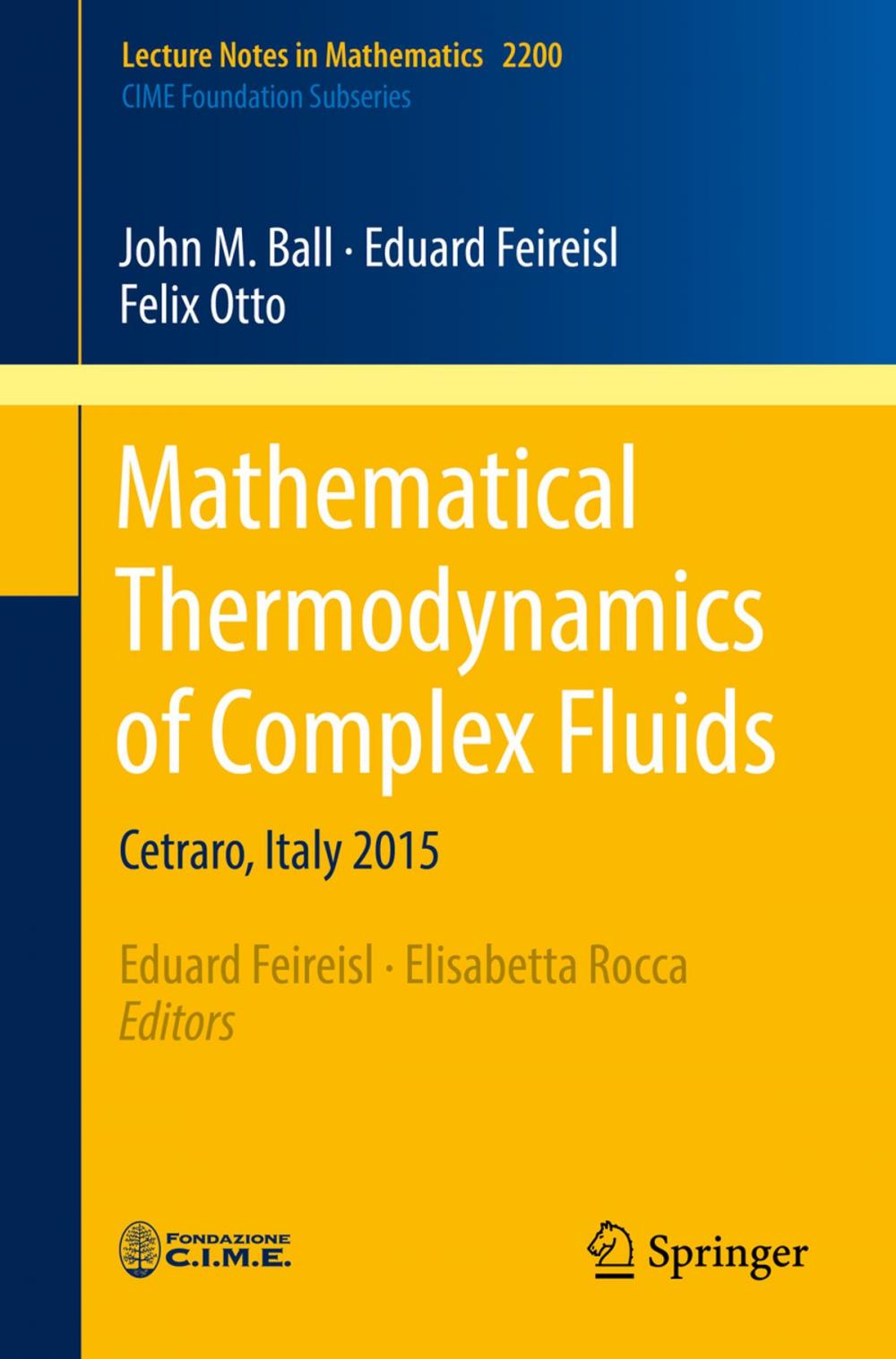 Big bigCover of Mathematical Thermodynamics of Complex Fluids