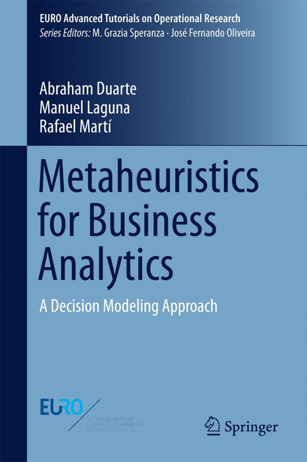 Big bigCover of Metaheuristics for Business Analytics