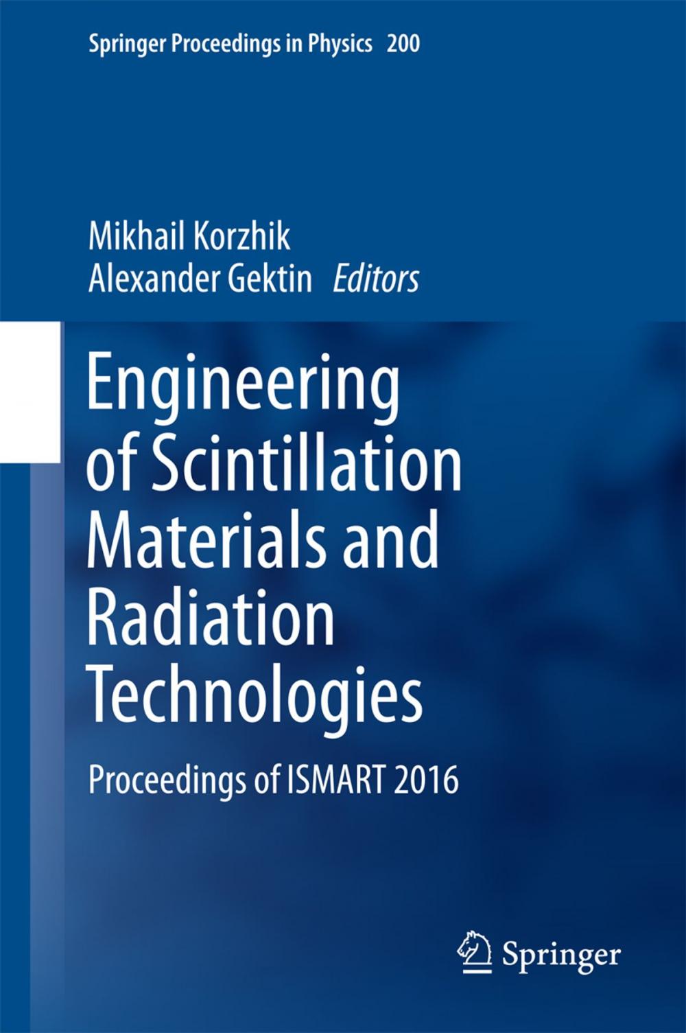 Big bigCover of Engineering of Scintillation Materials and Radiation Technologies