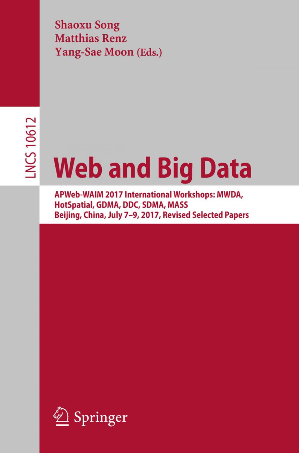 Big bigCover of Web and Big Data