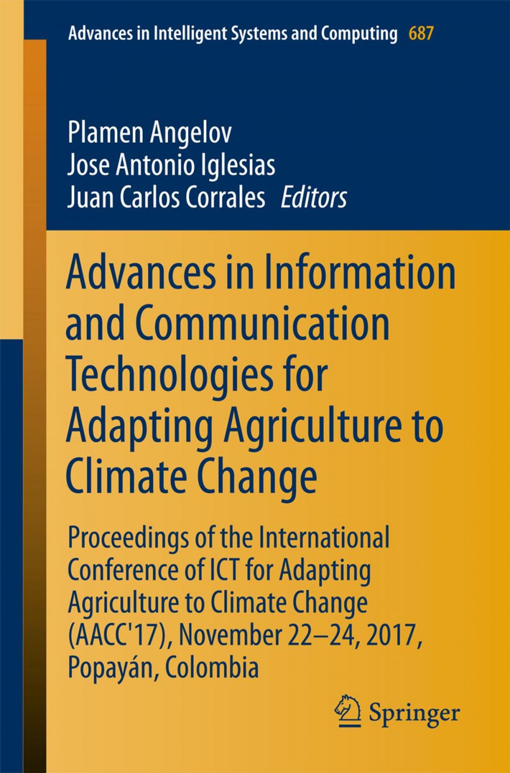 Big bigCover of Advances in Information and Communication Technologies for Adapting Agriculture to Climate Change