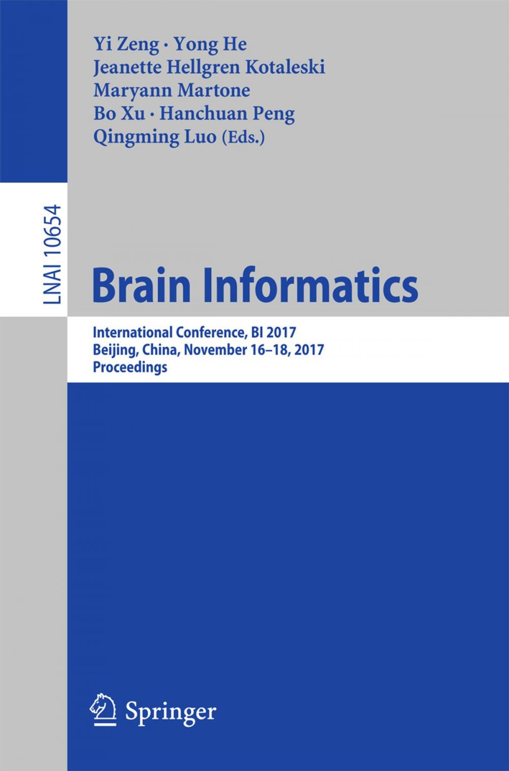 Big bigCover of Brain Informatics