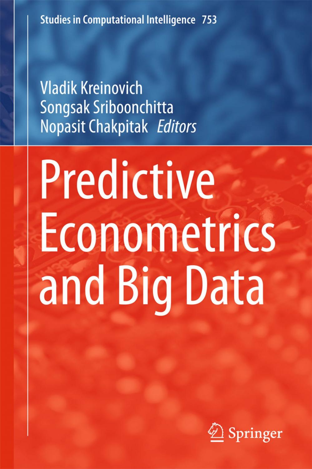 Big bigCover of Predictive Econometrics and Big Data