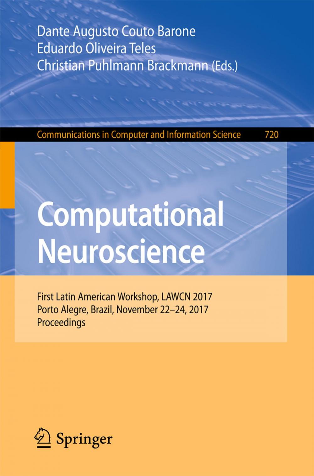 Big bigCover of Computational Neuroscience