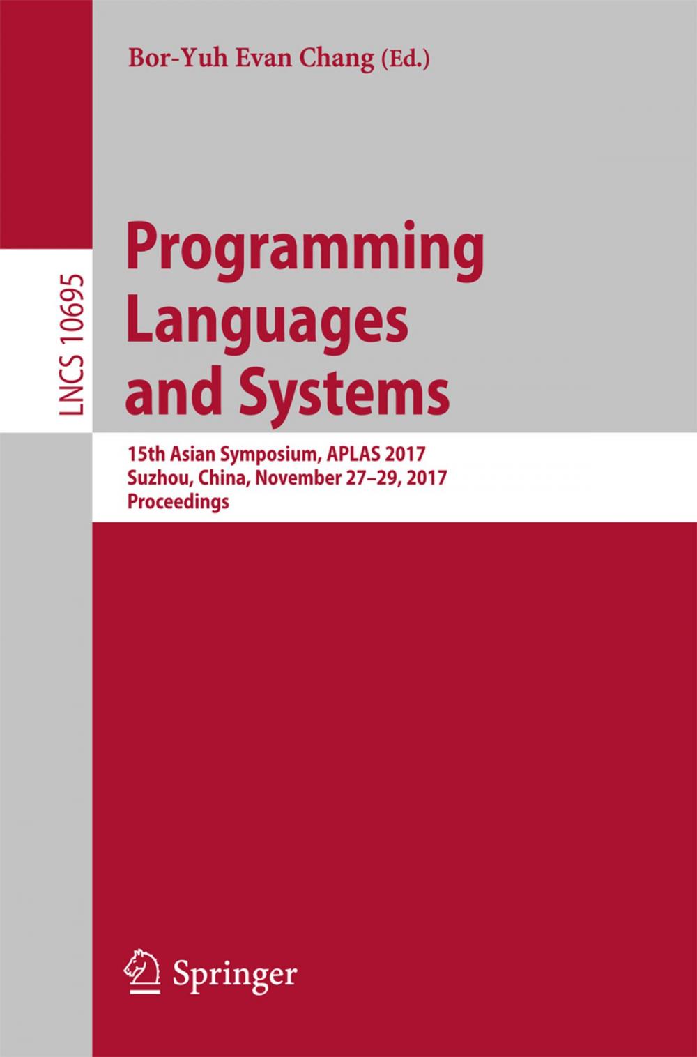 Big bigCover of Programming Languages and Systems