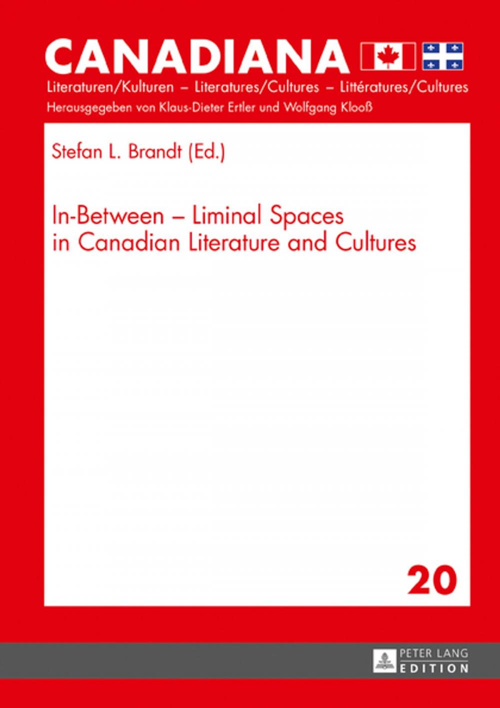 Big bigCover of In-Between Liminal Spaces in Canadian Literature and Cultures