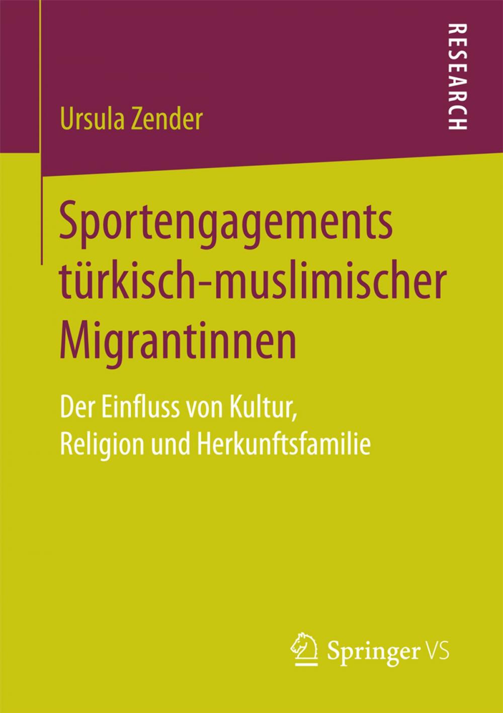 Big bigCover of Sportengagements türkisch-muslimischer Migrantinnen