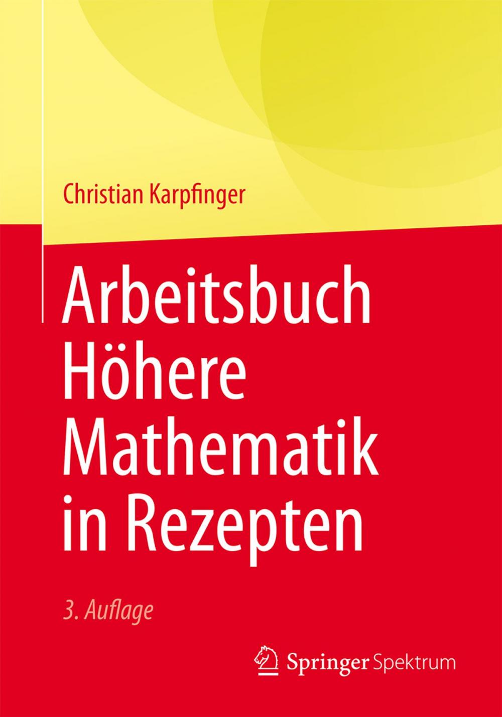 Big bigCover of Arbeitsbuch Höhere Mathematik in Rezepten