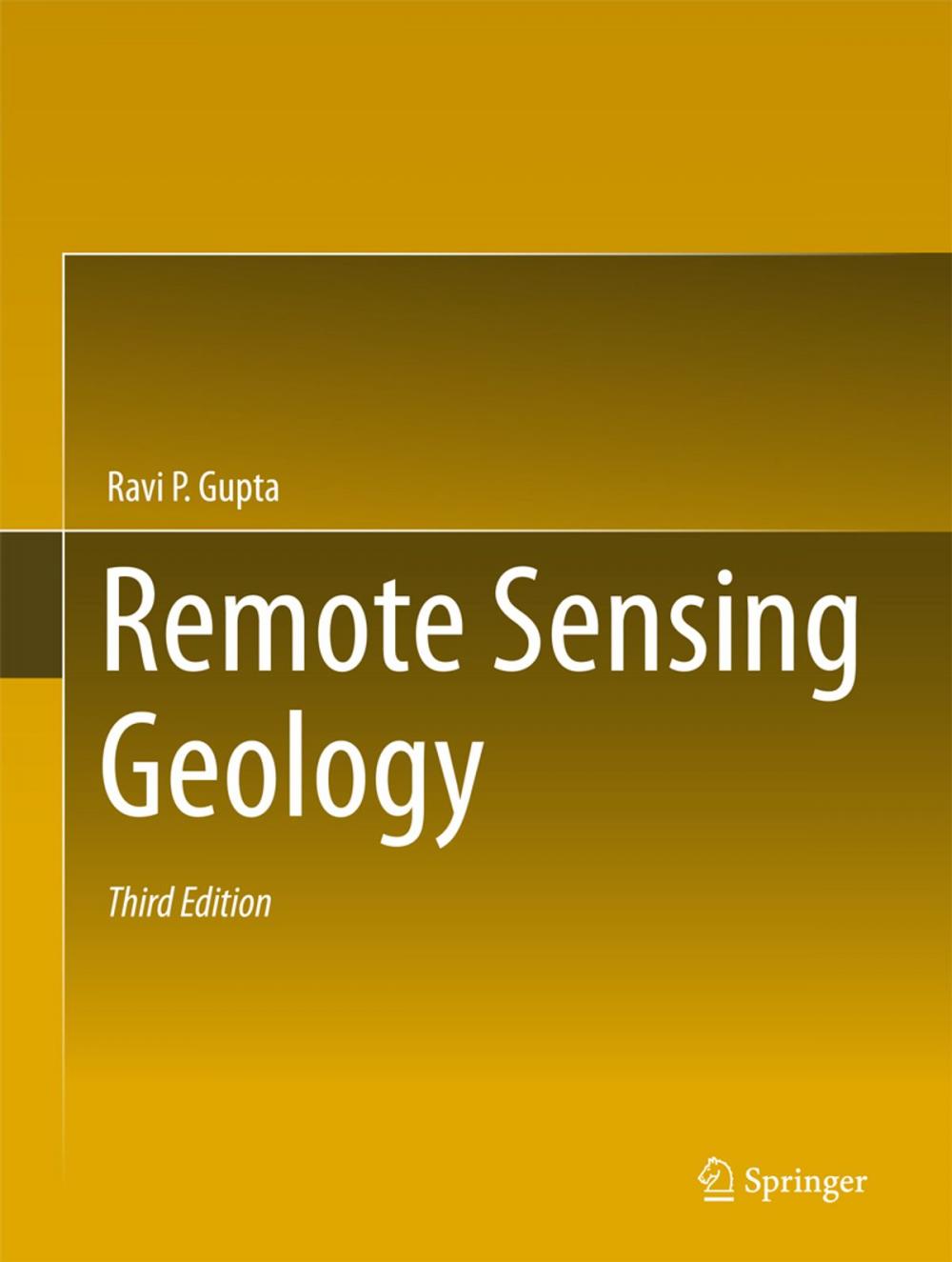 Big bigCover of Remote Sensing Geology