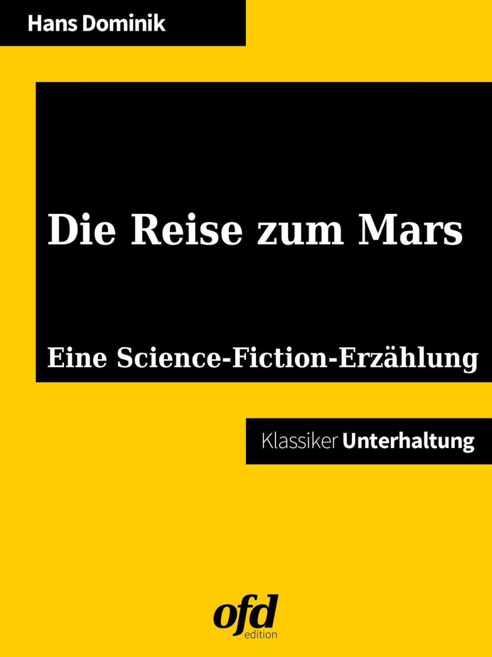 Big bigCover of Die Reise zum Mars