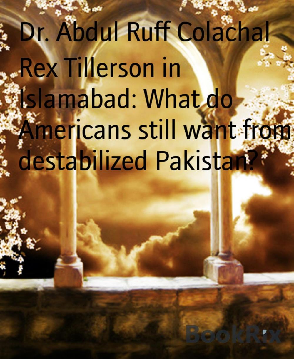 Big bigCover of Rex Tillerson in Islamabad: What do Americans still want from destabilized Pakistan?