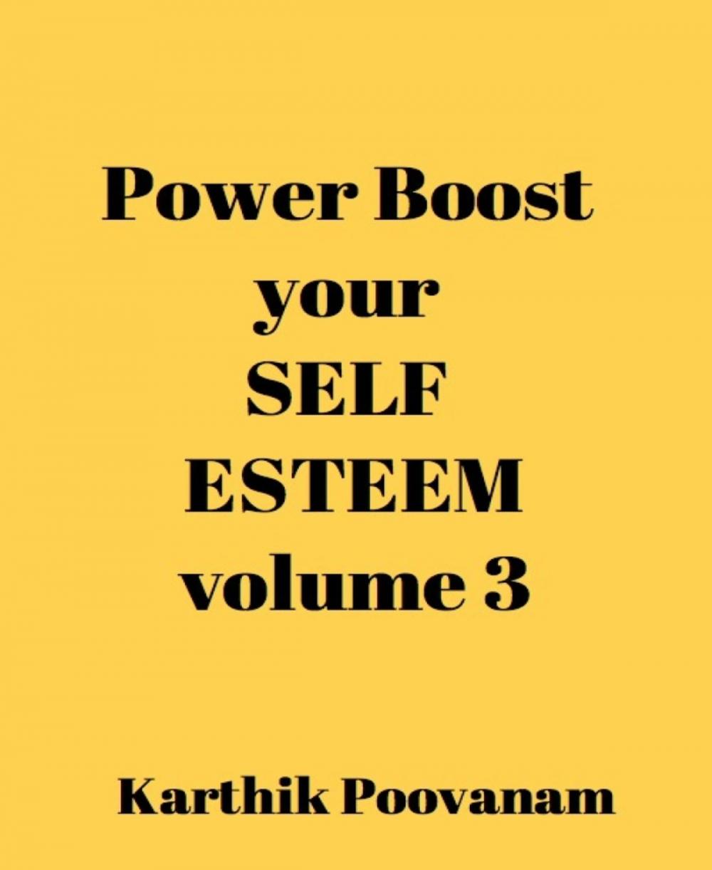 Big bigCover of Power boost your self esteem-volume 3