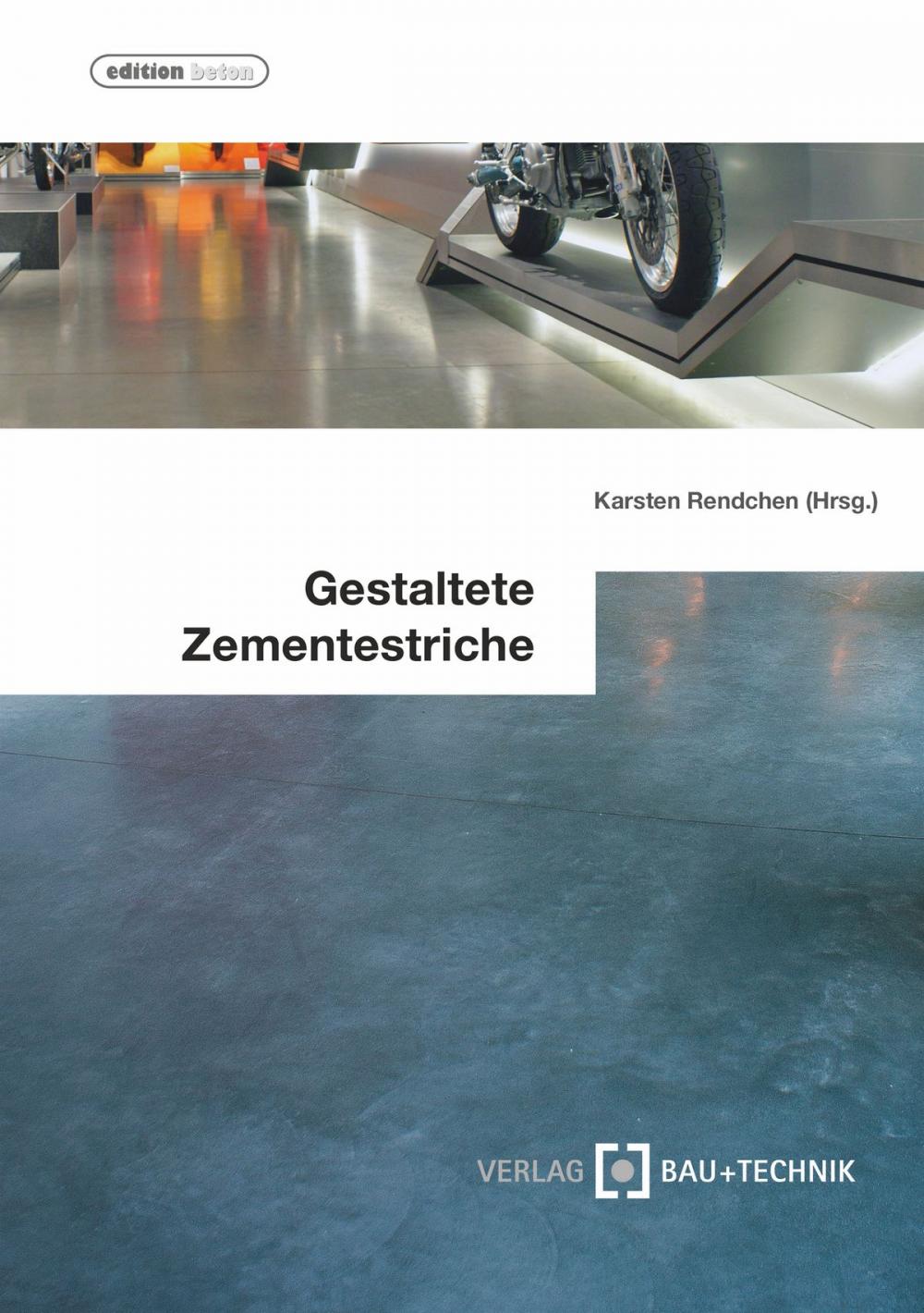 Big bigCover of Gestaltete Zementestriche