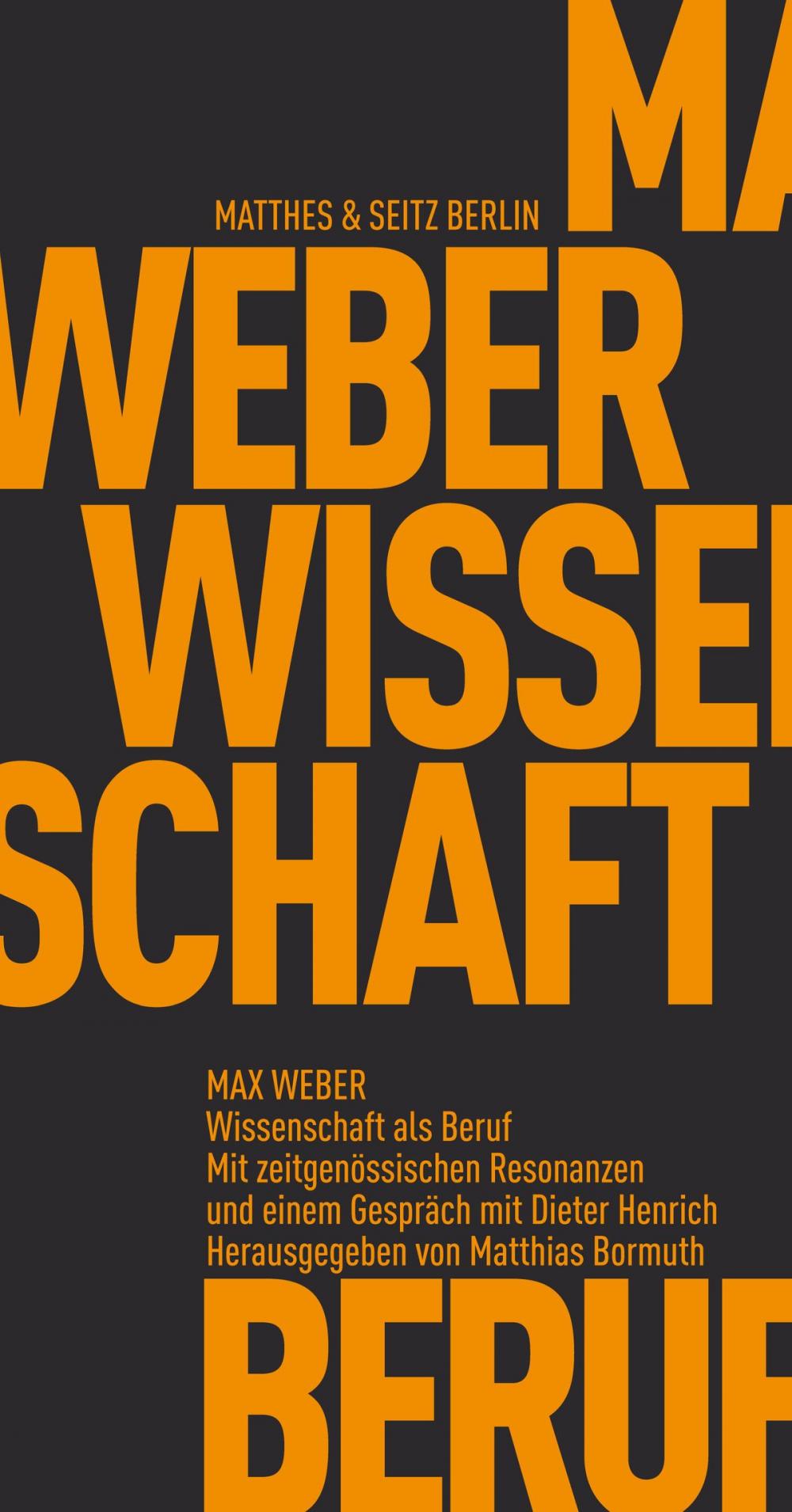 Big bigCover of Wissenschaft als Beruf