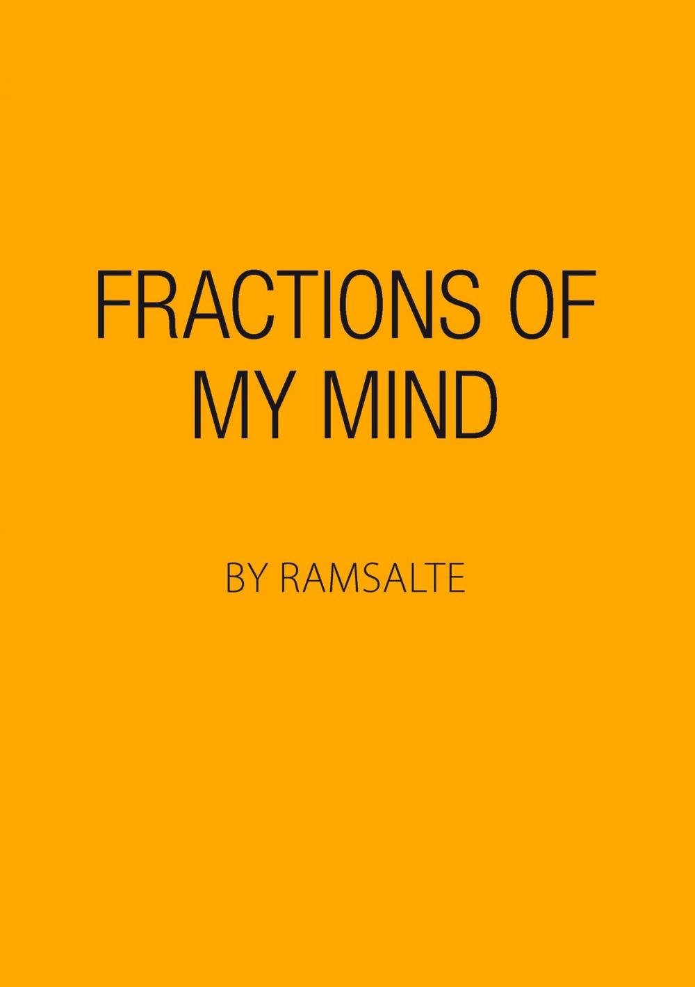 Big bigCover of Fractions of my mind