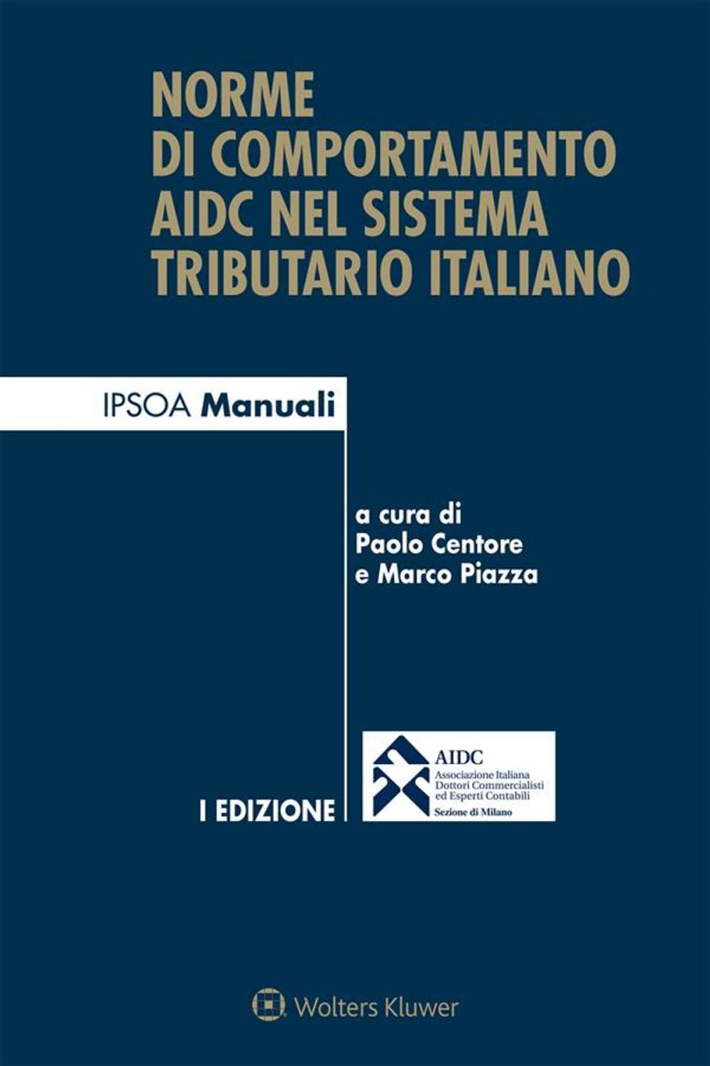 Big bigCover of Norme di comportamento AIDC nel sistema tributario italiano