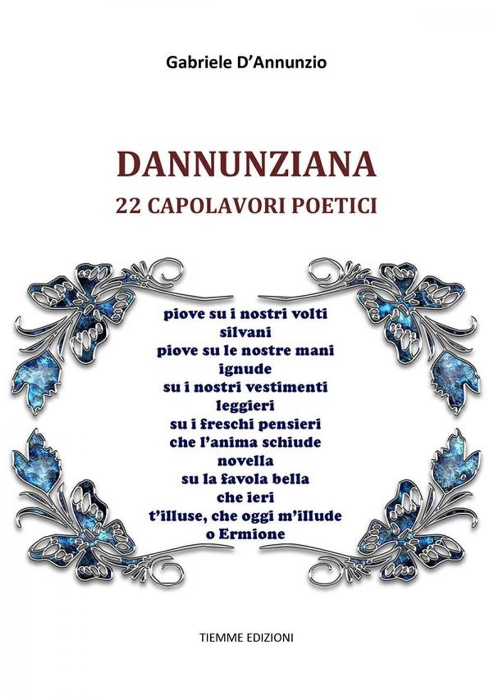 Big bigCover of Dannunziana: 22 capolavori poetici