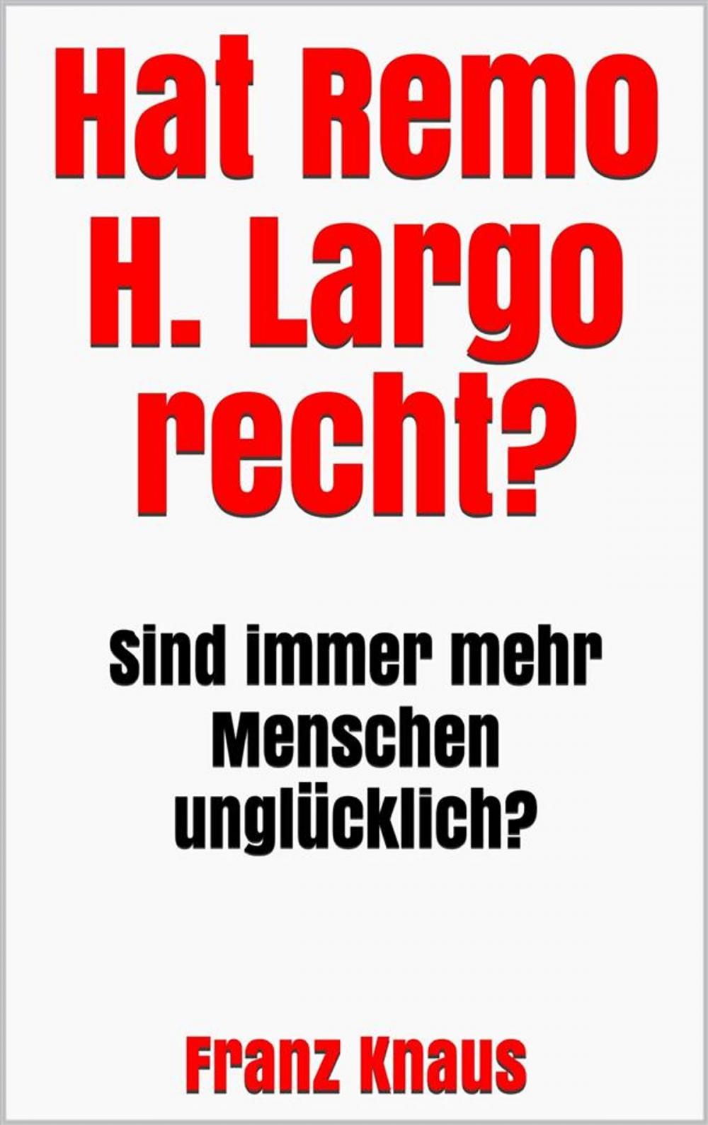 Big bigCover of Hat Remo H. Largo recht?