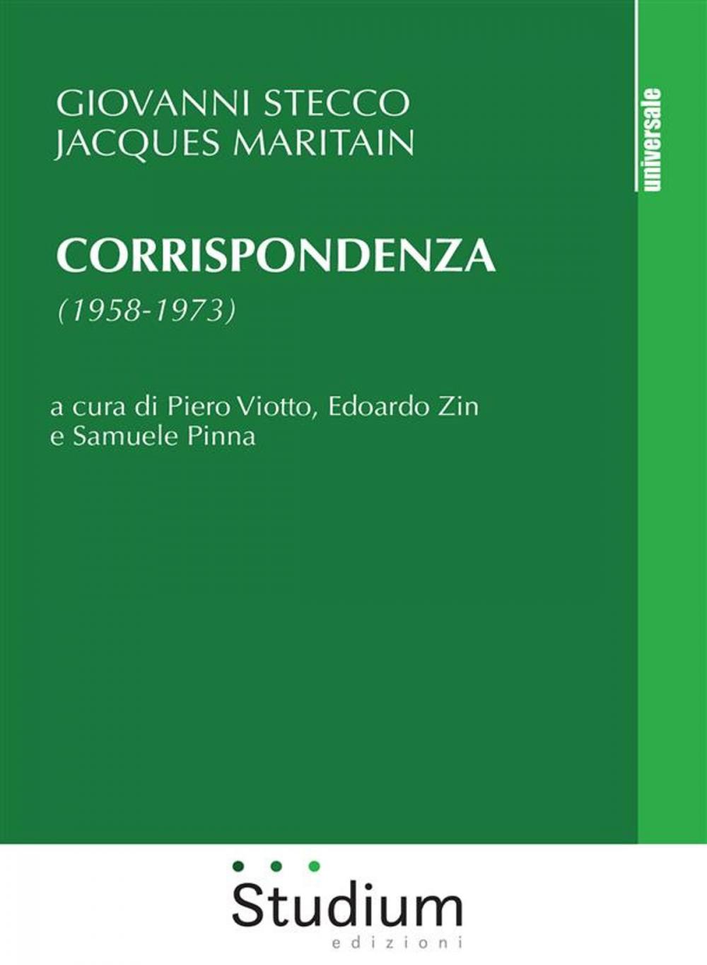 Big bigCover of Corrispondenza (1958-1973)