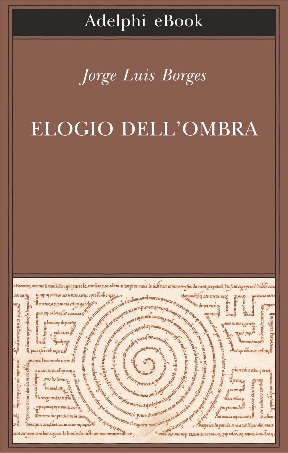 Big bigCover of Elogio dell’ombra