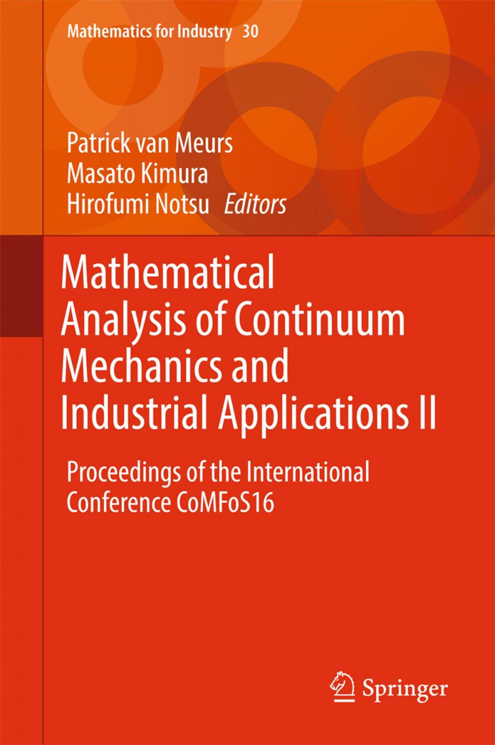 Big bigCover of Mathematical Analysis of Continuum Mechanics and Industrial Applications II