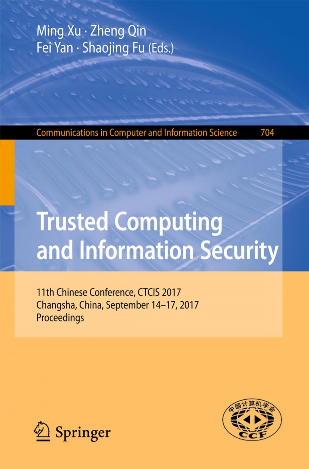 Big bigCover of Trusted Computing and Information Security