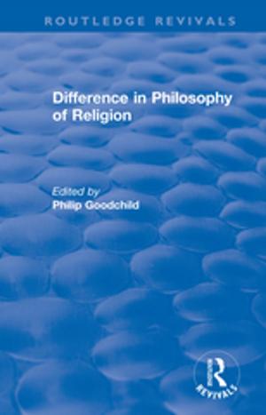 Cover of the book Difference in Philosophy of Religion by Hamid R. Kusha
