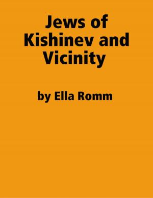 Cover of the book Jews of Kishinev and Vicinity by J E Thompson
