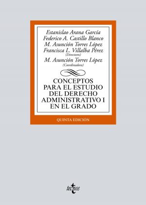 Cover of the book Conceptos para el estudio del Derecho administrativo I en el grado by Miguel A. Asensio Sánchez, Arturo Calvo Espiga, Marina Melèndez-Valdés Navas, José A. Parody Navarro