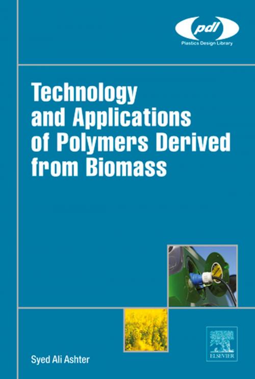 Cover of the book Technology and Applications of Polymers Derived from Biomass by Syed Ali Ashter, Elsevier Science