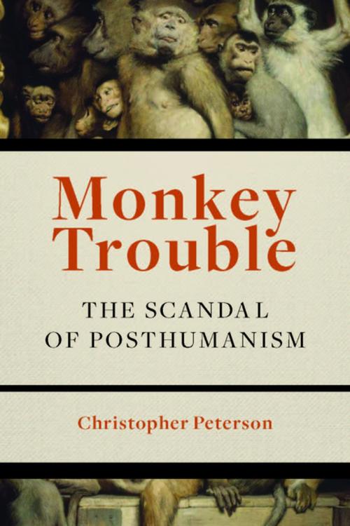 Cover of the book Monkey Trouble by Christopher Peterson, Fordham University Press