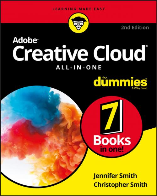 Cover of the book Adobe Creative Cloud All-in-One For Dummies by Jennifer Smith, Christopher Smith, Wiley