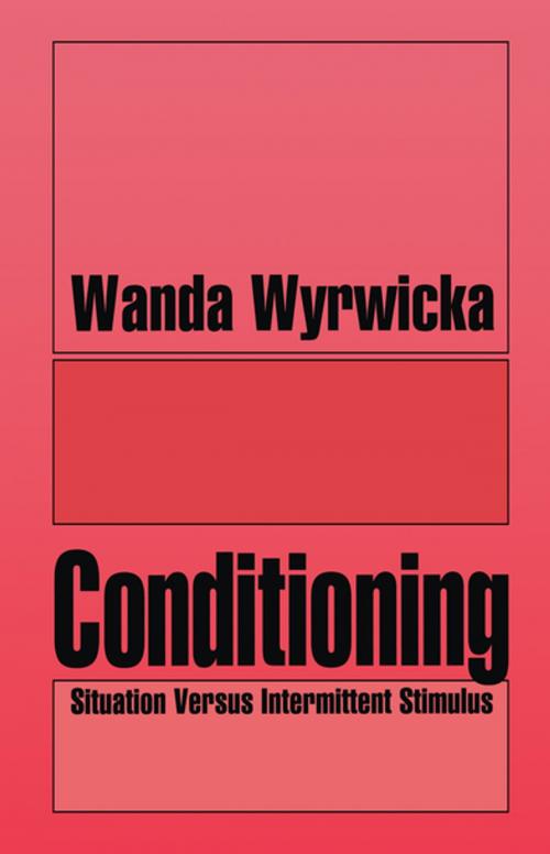 Cover of the book Conditioning by Wanda Wyrwicka, Taylor and Francis