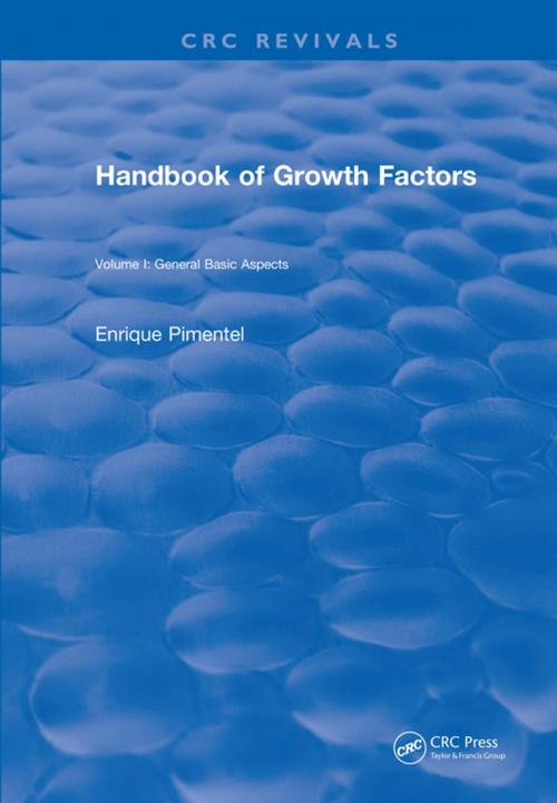Cover of the book Handbook of Growth Factors (1994) by Enrique Pimentel, CRC Press