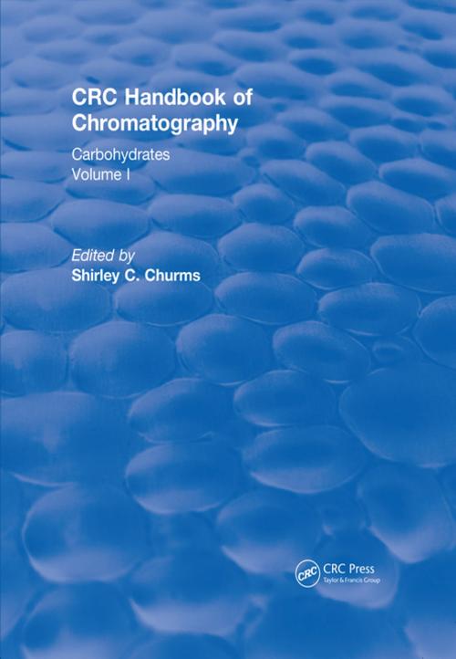 Cover of the book Handbook of Chromatography Vol I (1982) by , CRC Press