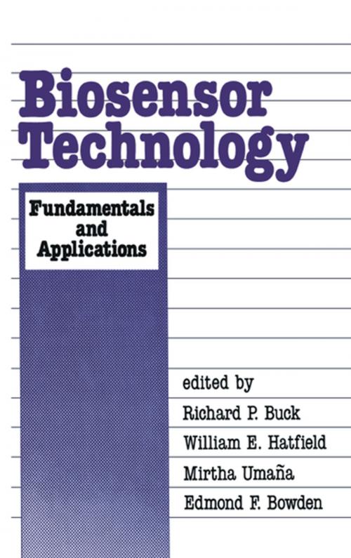 Cover of the book Biosensor Technology by Buck, CRC Press