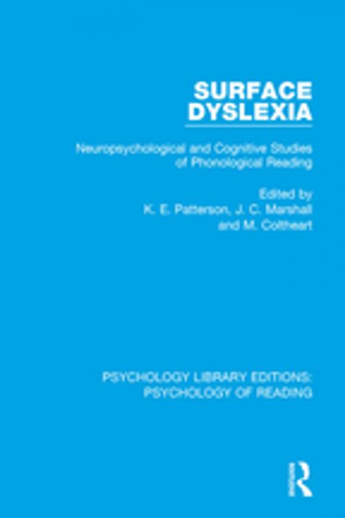 Cover of the book Surface Dyslexia by , Taylor and Francis