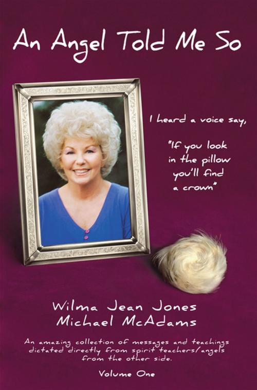 Cover of the book An Angel Told Me So by Wilma Jean Jones, Michael McAdams, Balboa Press