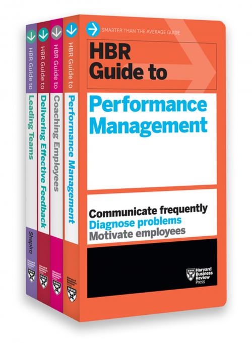 Cover of the book HBR Guides to Performance Management Collection (4 Books) (HBR Guide Series) by Harvard Business Review, Mary Shapiro, Harvard Business Review Press