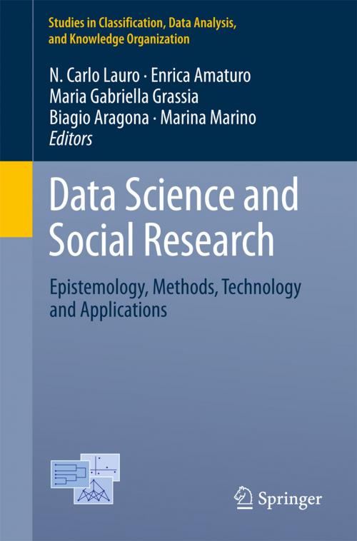 Cover of the book Data Science and Social Research by , Springer International Publishing